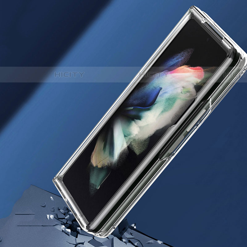Carcasa Dura Cristal Plastico Funda Rigida Transparente H03 para Samsung Galaxy Z Fold4 5G