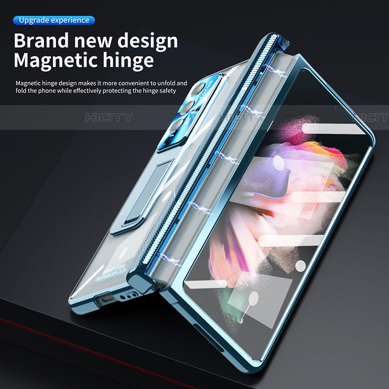 Carcasa Dura Cristal Plastico Funda Rigida Transparente H05 para Samsung Galaxy Z Fold4 5G