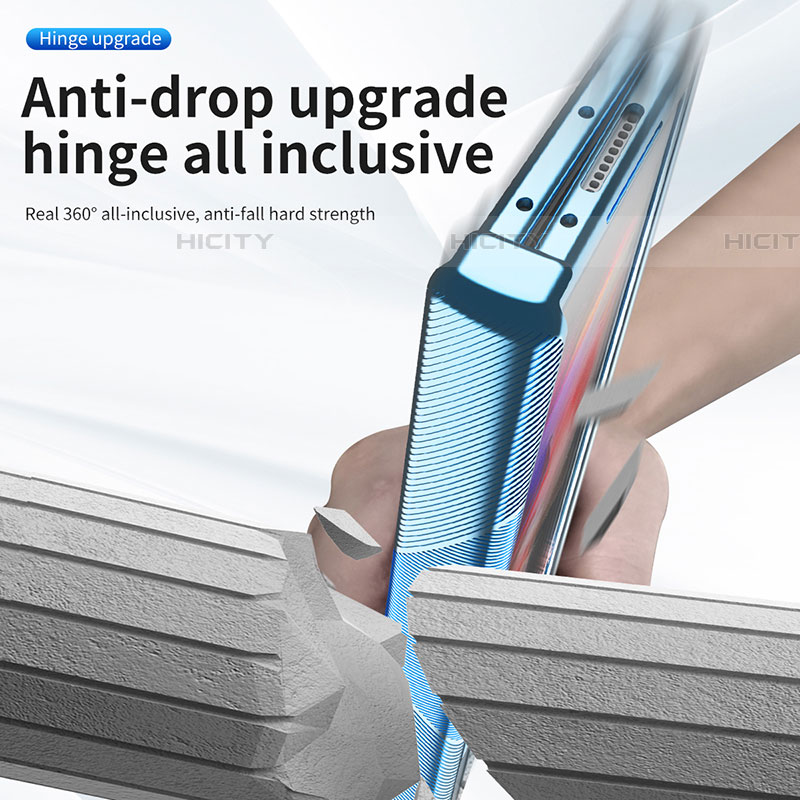 Carcasa Dura Cristal Plastico Funda Rigida Transparente H05 para Samsung Galaxy Z Fold4 5G
