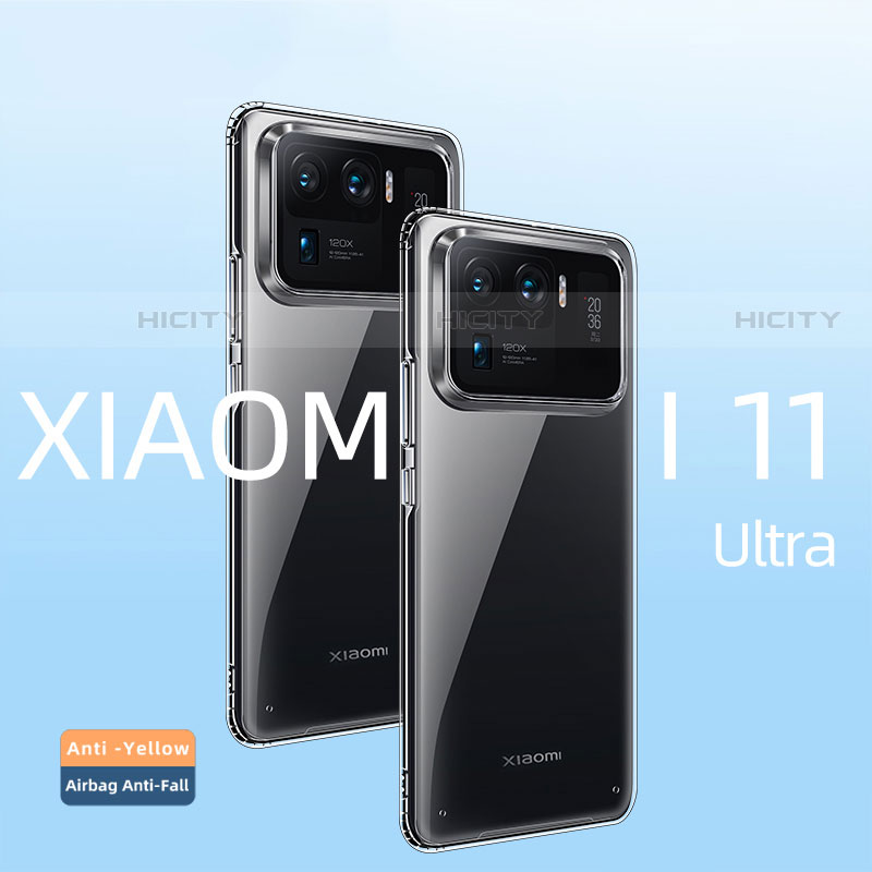 Carcasa Dura Cristal Plastico Funda Rigida Transparente H05 para Xiaomi Mi 11 Ultra 5G