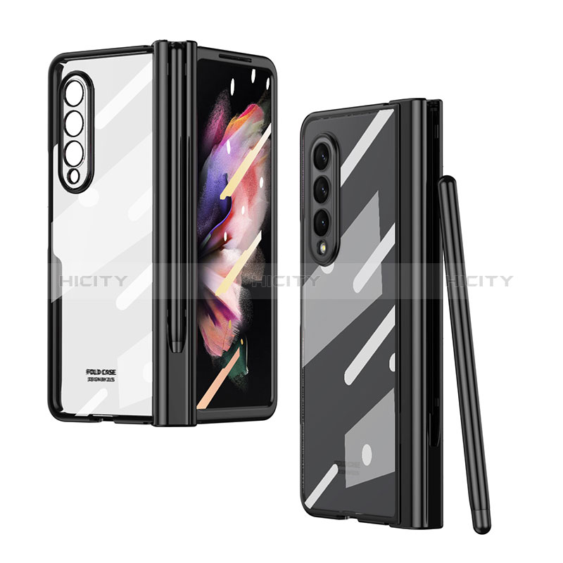 Carcasa Dura Cristal Plastico Funda Rigida Transparente H07 para Samsung Galaxy Z Fold3 5G