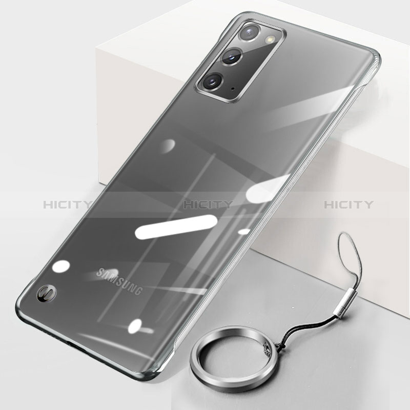 Carcasa Dura Cristal Plastico Funda Rigida Transparente JS1 para Samsung Galaxy Note 20 5G