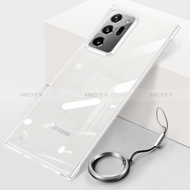 Carcasa Dura Cristal Plastico Funda Rigida Transparente JS1 para Samsung Galaxy Note 20 Ultra 5G Claro