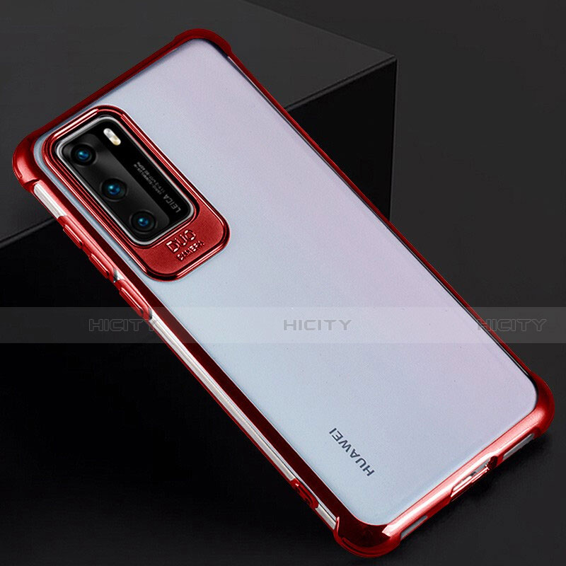 Carcasa Dura Cristal Plastico Funda Rigida Transparente N01 para Huawei P40