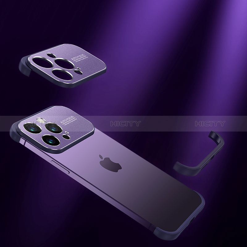 Carcasa Dura Cristal Plastico Funda Rigida Transparente QC3 para Apple iPhone 14 Pro Max