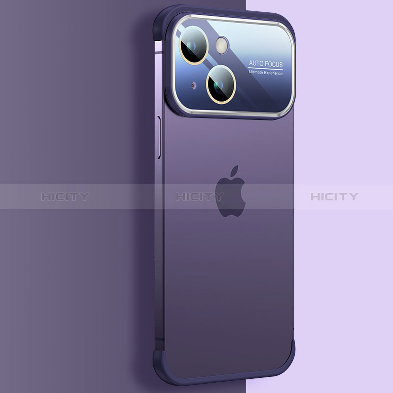Carcasa Dura Cristal Plastico Funda Rigida Transparente QC4 para Apple iPhone 14 Plus