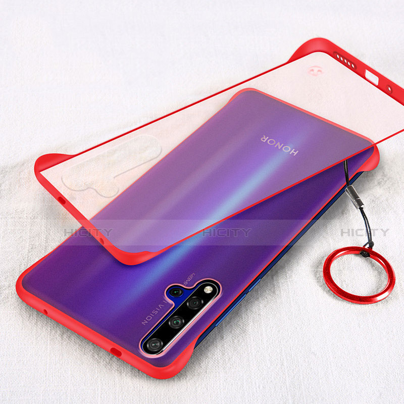 Carcasa Dura Cristal Plastico Funda Rigida Transparente S01 para Huawei Honor 20