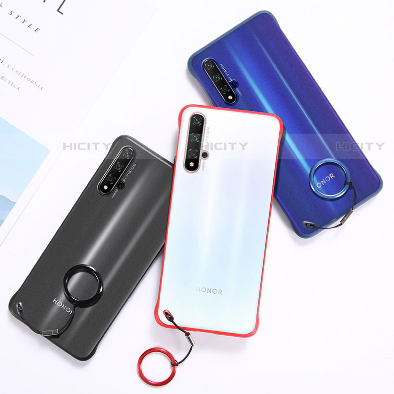 Carcasa Dura Cristal Plastico Funda Rigida Transparente S01 para Huawei Honor 20S