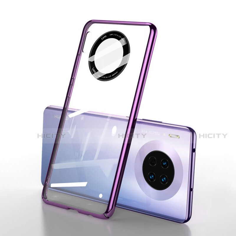 Carcasa Dura Cristal Plastico Funda Rigida Transparente S01 para Huawei Mate 30 5G