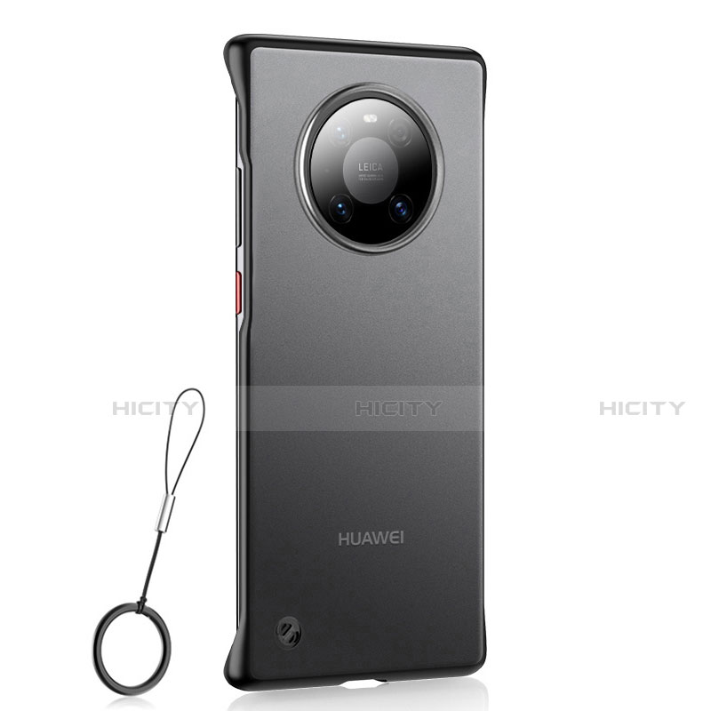 Carcasa Dura Cristal Plastico Funda Rigida Transparente S01 para Huawei Mate 40 Pro Negro