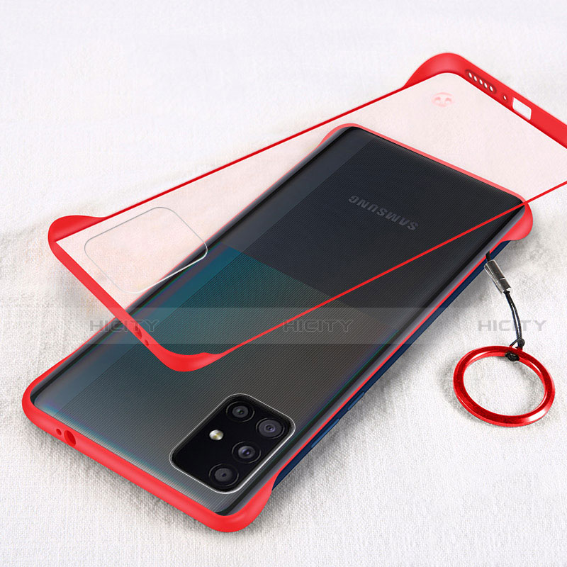 Carcasa Dura Cristal Plastico Funda Rigida Transparente S01 para Samsung Galaxy A51 5G