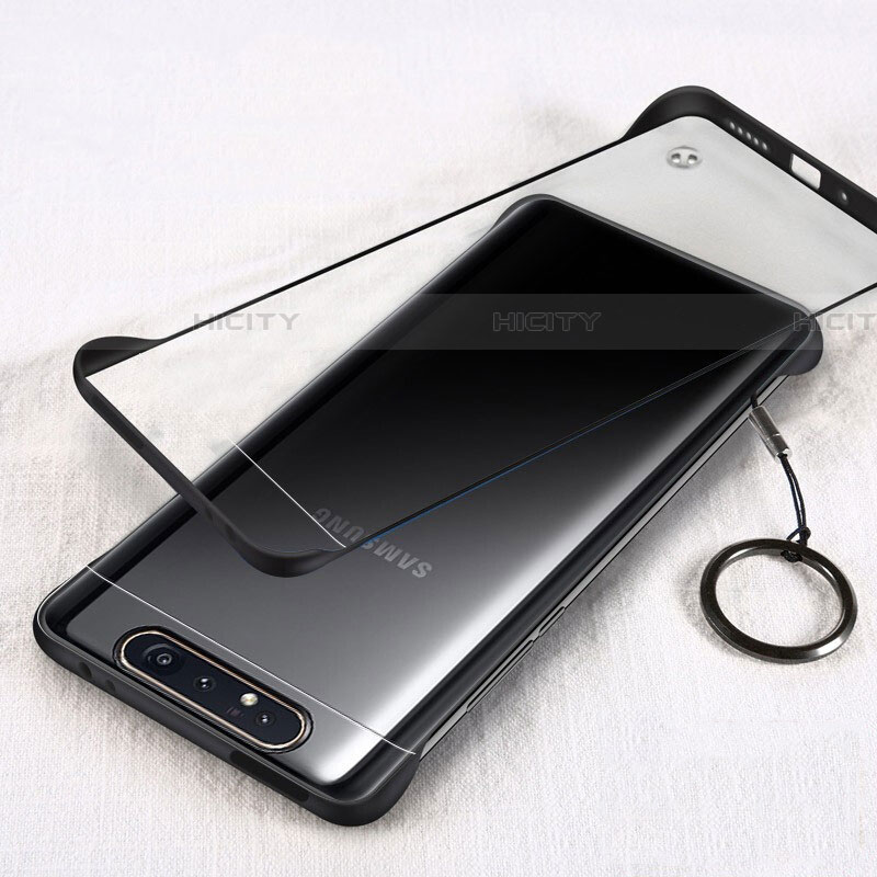 Carcasa Dura Cristal Plastico Funda Rigida Transparente S01 para Samsung Galaxy A90 4G