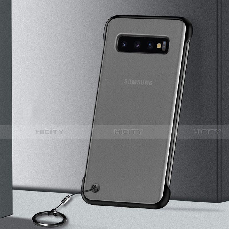 Carcasa Dura Cristal Plastico Funda Rigida Transparente S01 para Samsung Galaxy S10 Plus