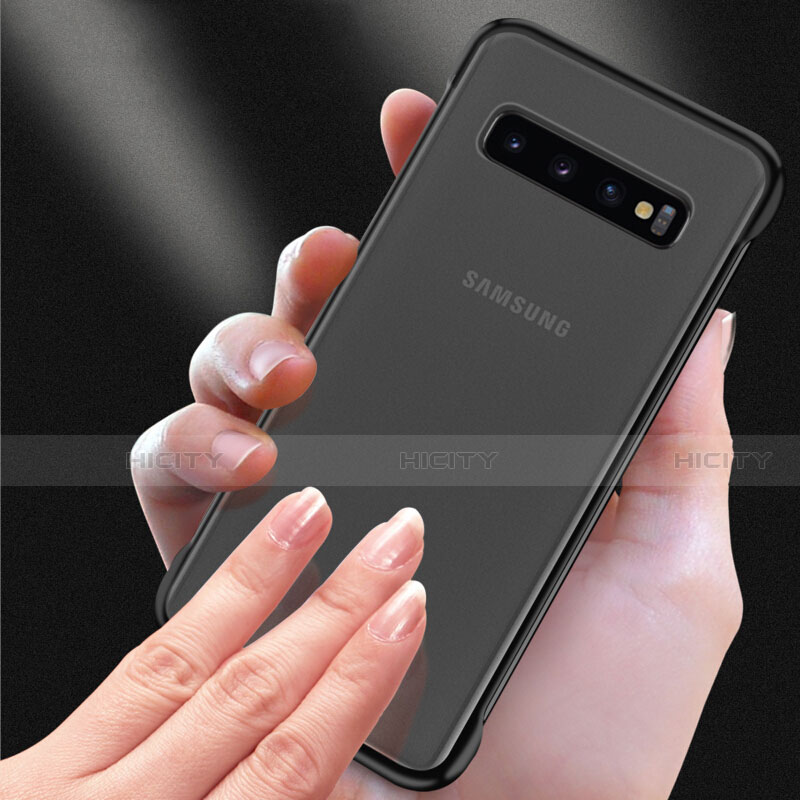 Carcasa Dura Cristal Plastico Funda Rigida Transparente S01 para Samsung Galaxy S10 Plus