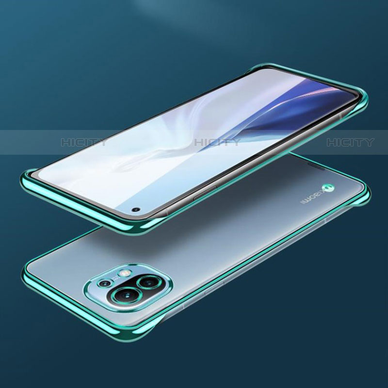 Carcasa Dura Cristal Plastico Funda Rigida Transparente S01 para Xiaomi Mi 11 5G