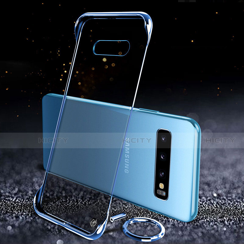 Carcasa Dura Cristal Plastico Funda Rigida Transparente S03 para Samsung Galaxy S10 Plus