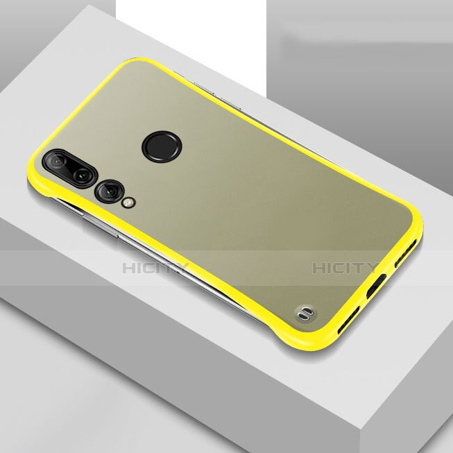 Carcasa Dura Cristal Plastico Funda Rigida Transparente S04 para Huawei Honor 20E Amarillo