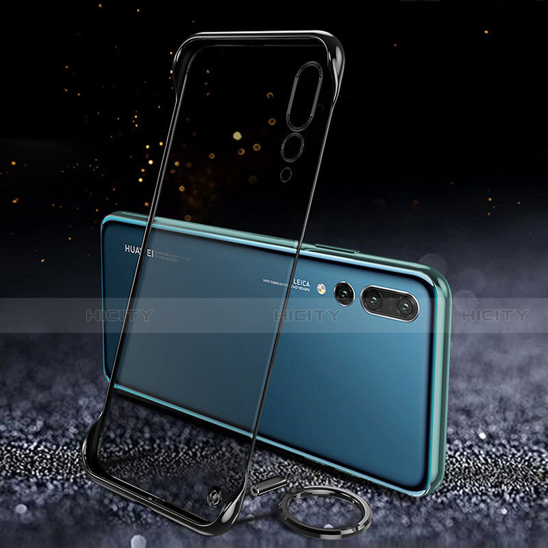 Carcasa Dura Cristal Plastico Funda Rigida Transparente S04 para Huawei P20 Pro