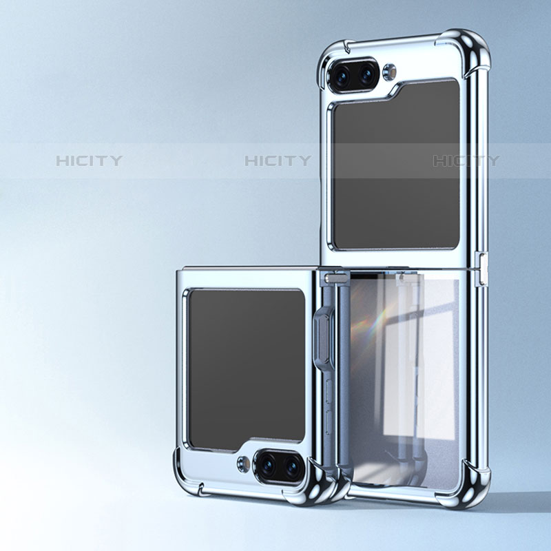 Carcasa Dura Cristal Plastico Rigida Transparente AN1 para Samsung Galaxy Z Flip5 5G