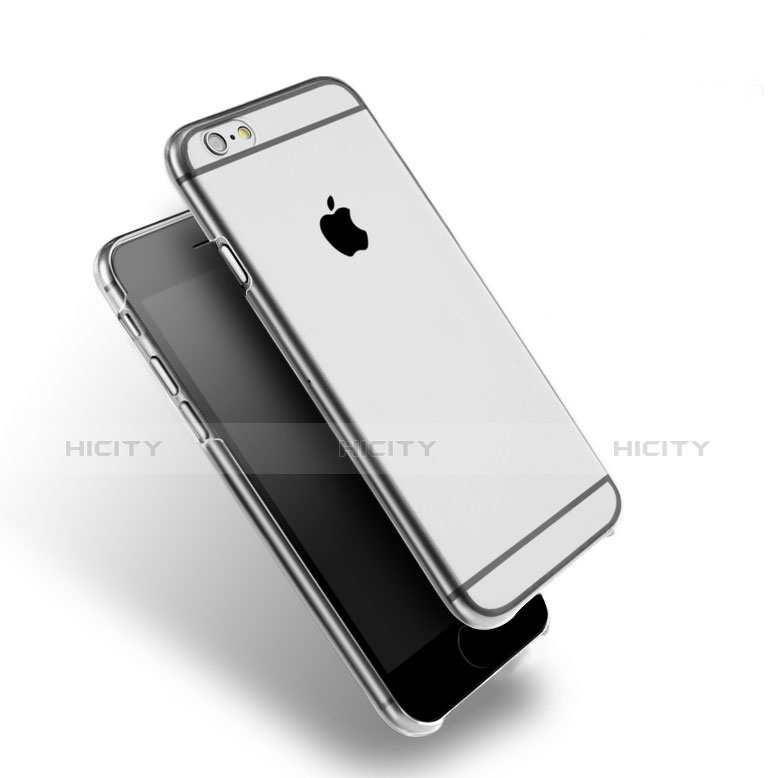 Carcasa Dura Cristal Plastico Rigida Transparente para Apple iPhone 6 Plus Claro