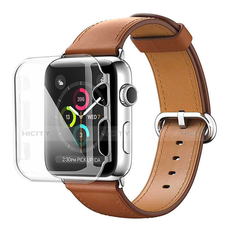 Carcasa Dura Cristal Plastico Rigida Transparente para Apple iWatch 2 42mm Claro