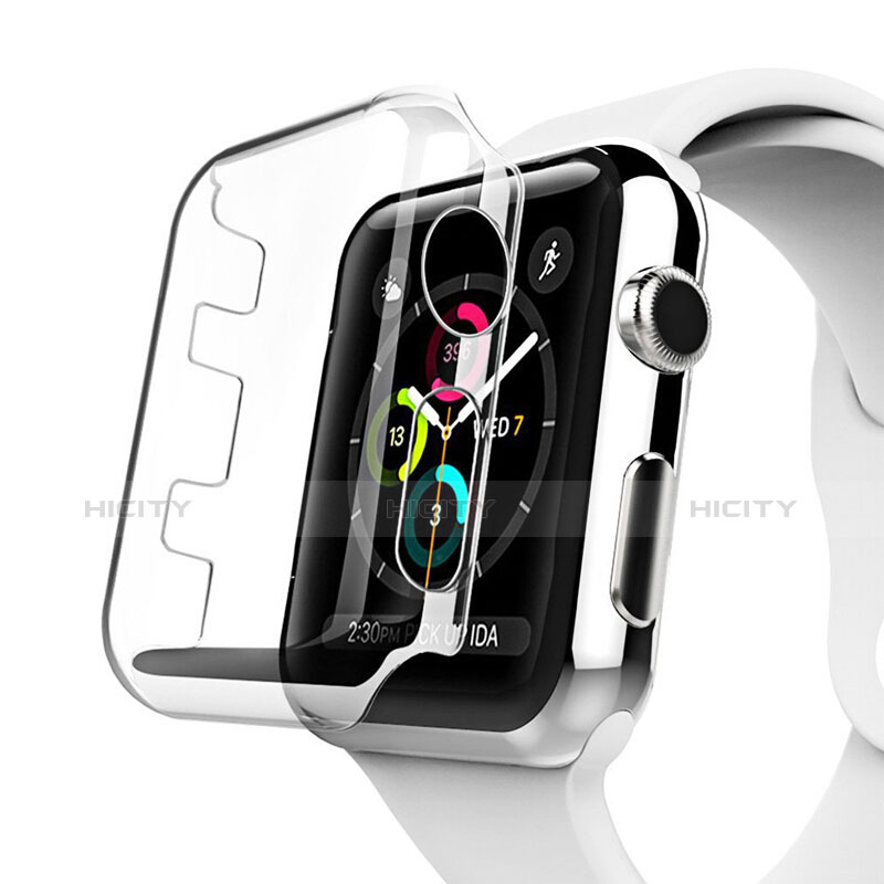 Carcasa Dura Cristal Plastico Rigida Transparente para Apple iWatch 2 42mm Claro