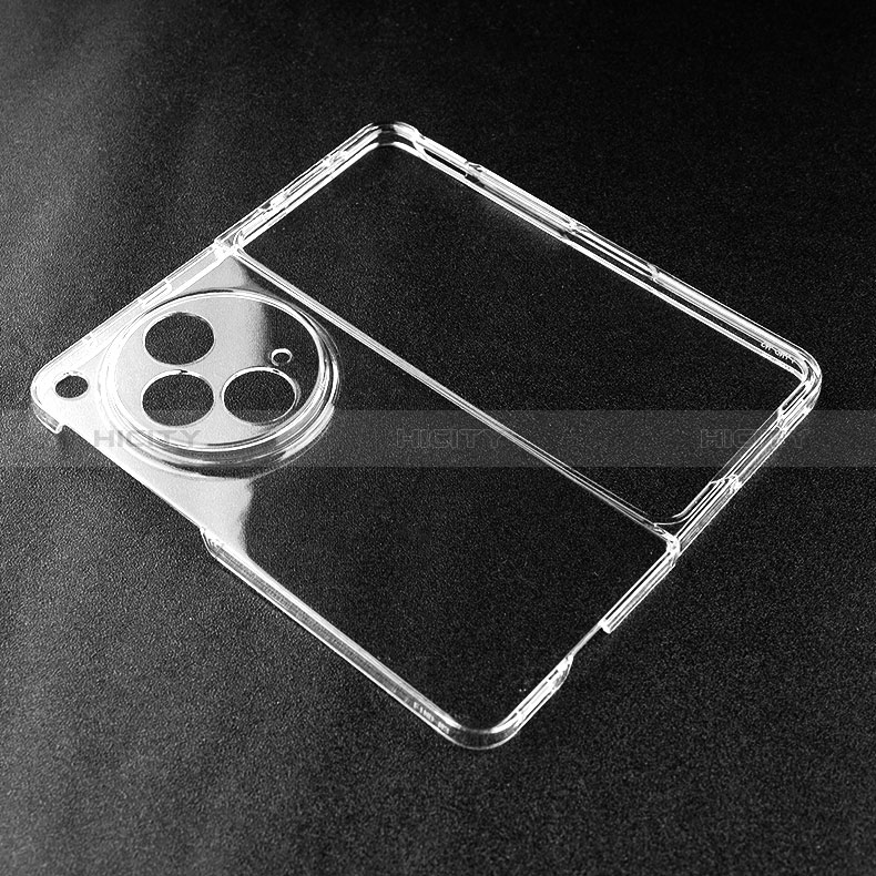 Carcasa Dura Cristal Plastico Rigida Transparente para Oppo Find N3 5G Claro