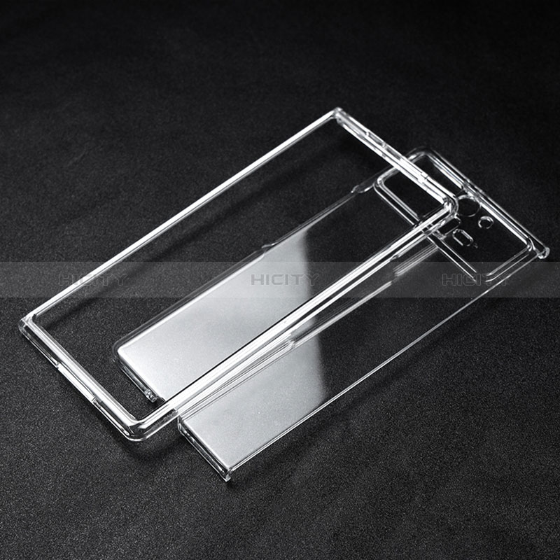 Carcasa Dura Cristal Plastico Rigida Transparente T02 para Xiaomi Mix Fold 2 5G Claro