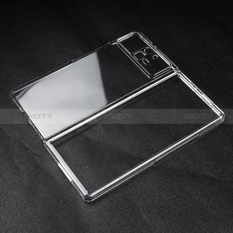 Carcasa Dura Cristal Plastico Rigida Transparente T02 para Xiaomi Mix Fold 2 5G Claro