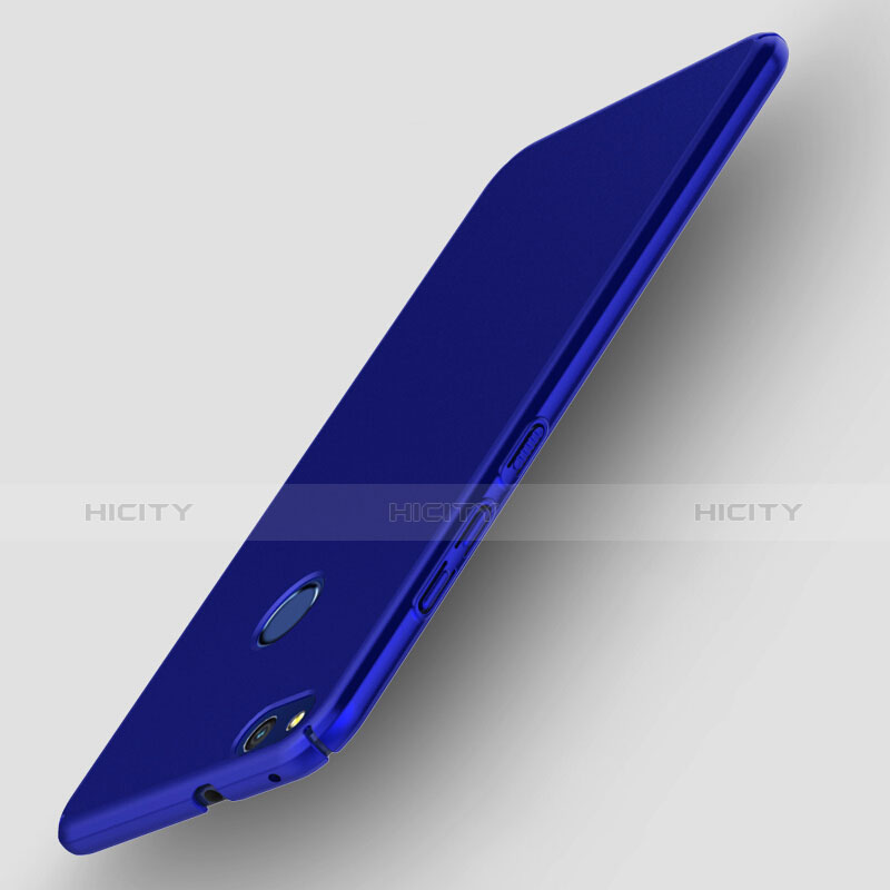 Carcasa Dura Plastico Rigida Mate con Anillo de dedo Soporte para Huawei GR3 (2017) Azul