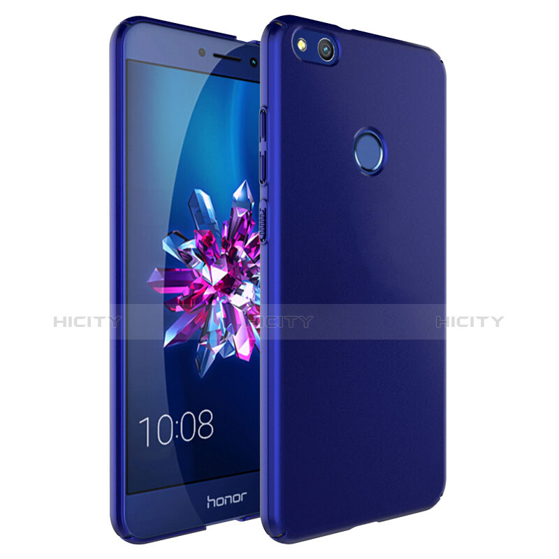 Carcasa Dura Plastico Rigida Mate con Anillo de dedo Soporte para Huawei Honor 8 Lite Azul