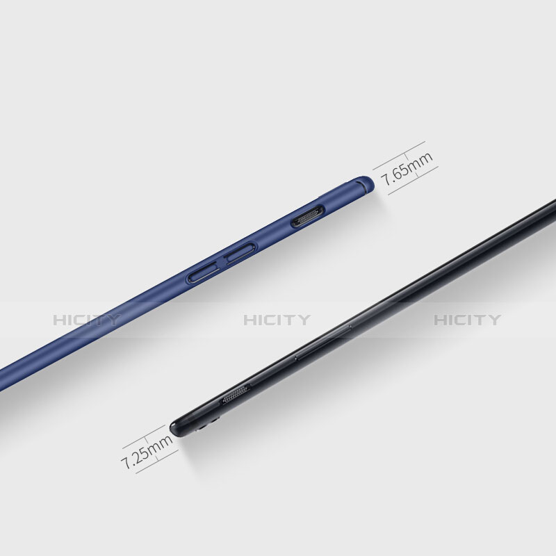 Carcasa Dura Plastico Rigida Mate con Anillo de dedo Soporte para OnePlus 5 Azul