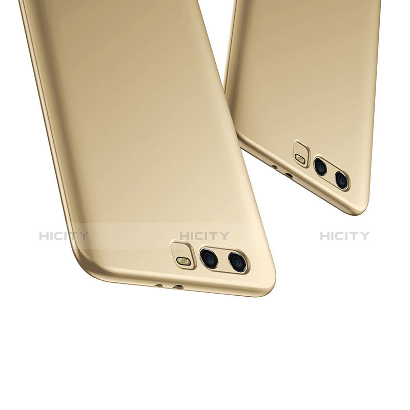Carcasa Dura Plastico Rigida Mate Frontal y Trasera 360 Grados para Huawei Honor 9 Premium Oro