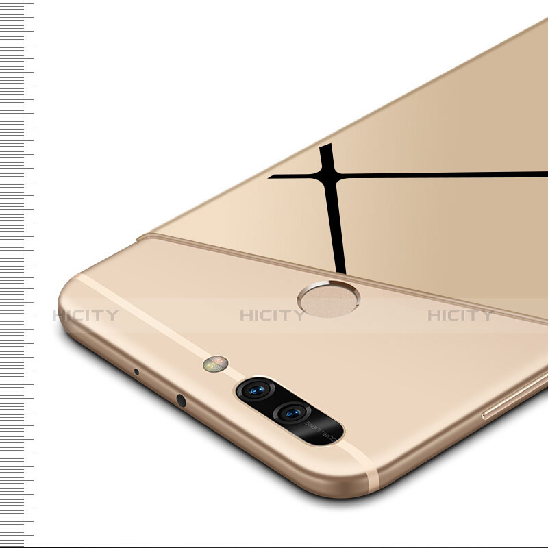 Carcasa Dura Plastico Rigida Mate Line para Huawei Honor V9 Oro