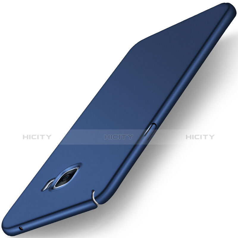 Carcasa Dura Plastico Rigida Mate M01 para Samsung Galaxy C7 SM-C7000 Azul