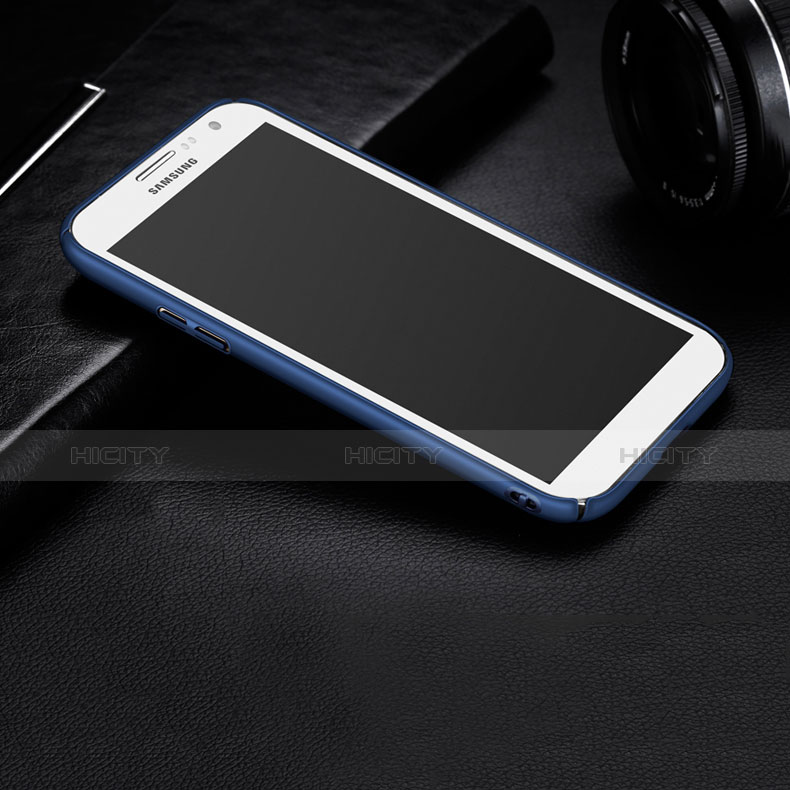 Carcasa Dura Plastico Rigida Mate M01 para Samsung Galaxy Note 2 N7100 N7105 Azul