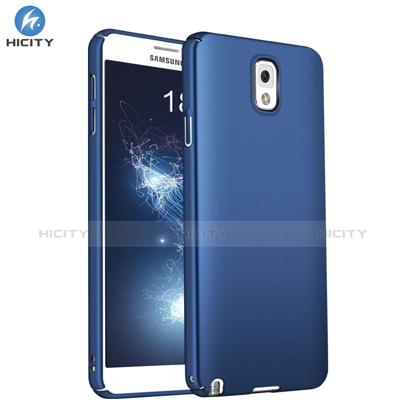 Carcasa Dura Plastico Rigida Mate M01 para Samsung Galaxy Note 3 N9000 Azul
