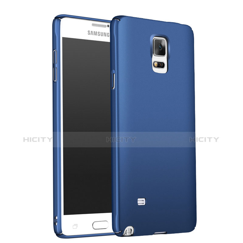 Carcasa Dura Plastico Rigida Mate M01 para Samsung Galaxy Note 4 SM-N910F Azul