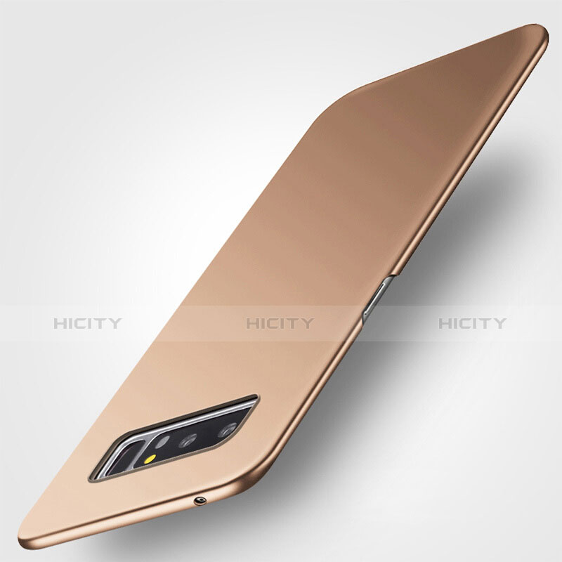Carcasa Dura Plastico Rigida Mate M01 para Samsung Galaxy Note 8 Duos N950F Oro