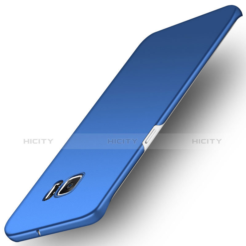 Carcasa Dura Plastico Rigida Mate M01 para Samsung Galaxy S6 Edge SM-G925 Azul
