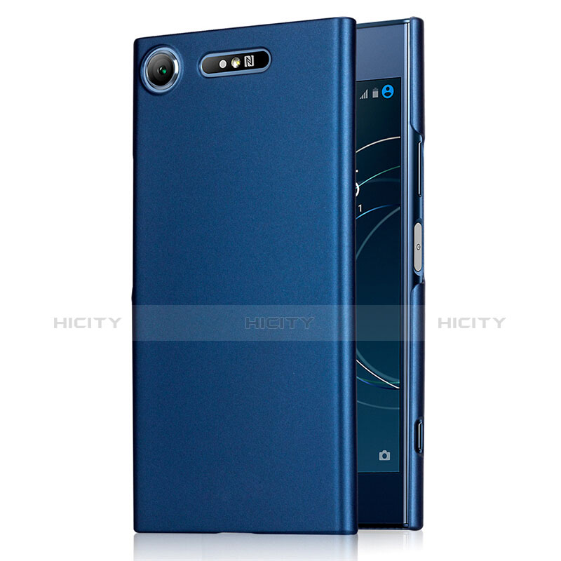 Carcasa Dura Plastico Rigida Mate M01 para Sony Xperia XZ1 Azul