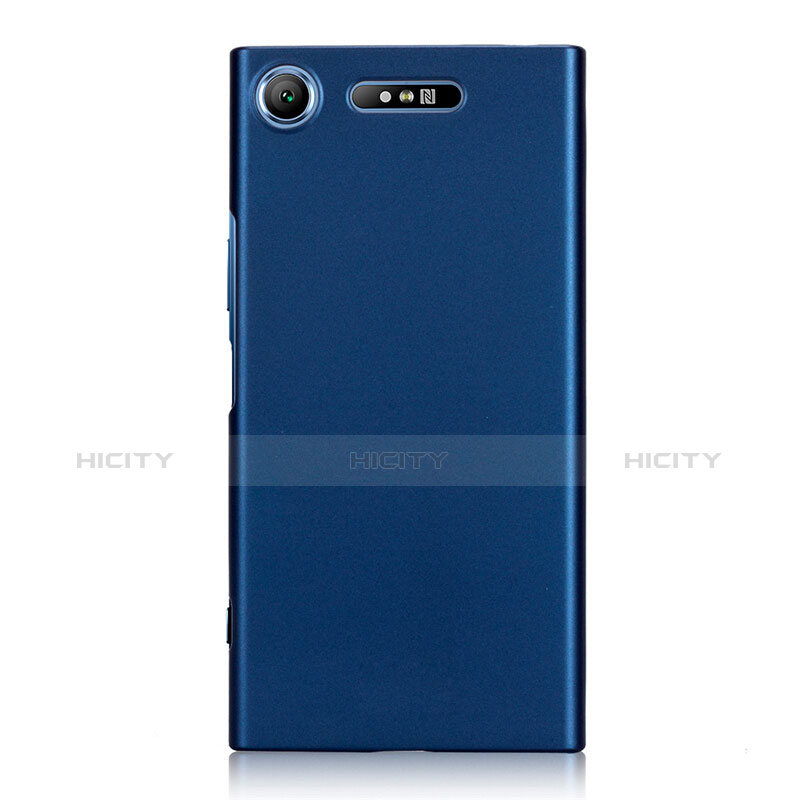 Carcasa Dura Plastico Rigida Mate M01 para Sony Xperia XZ1 Azul