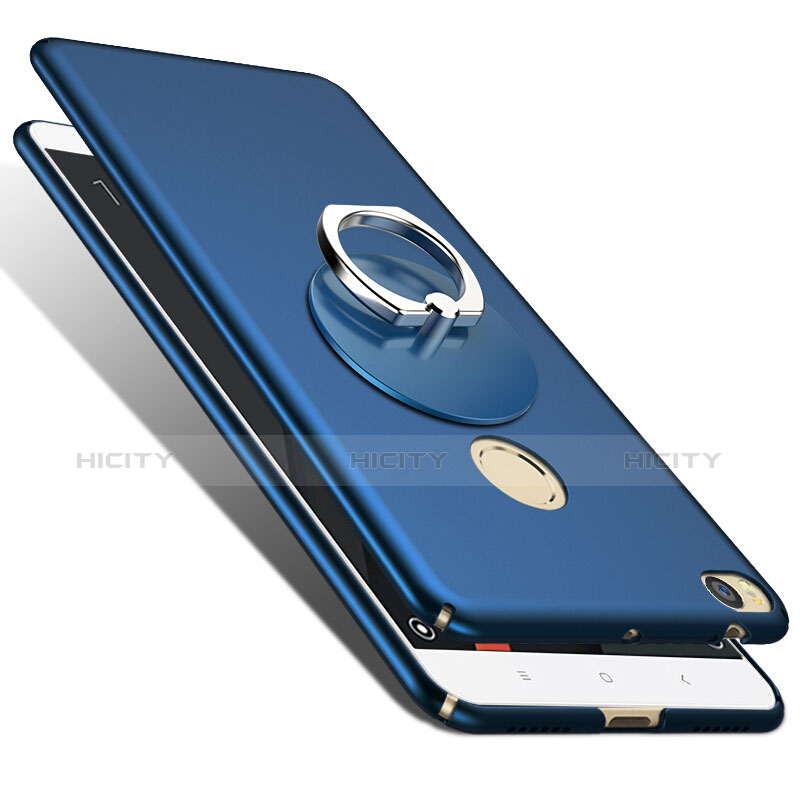 Carcasa Dura Plastico Rigida Mate M01 para Xiaomi Mi Max 2 Azul