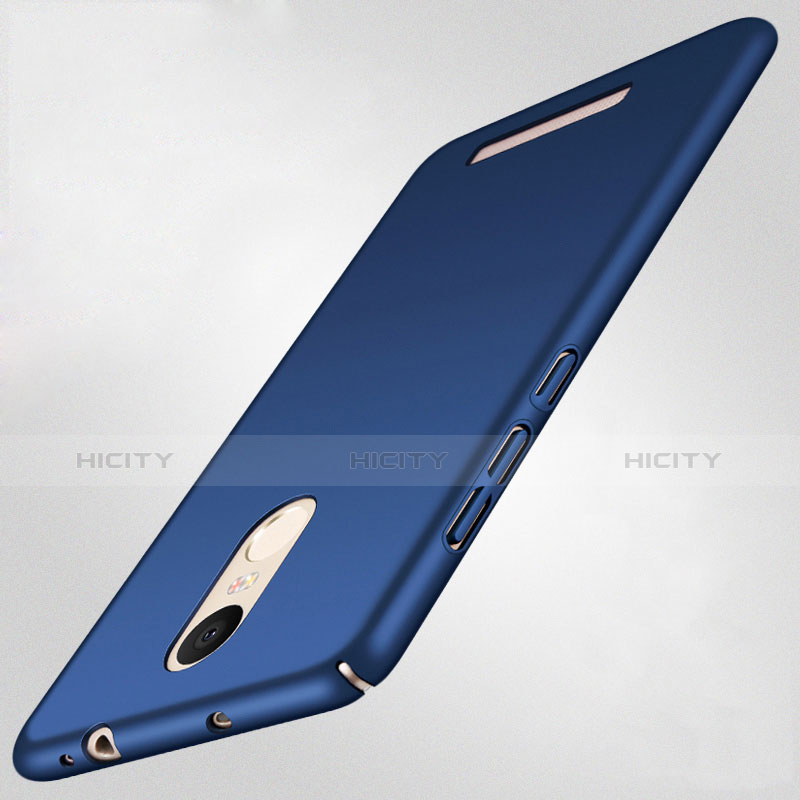 Carcasa Dura Plastico Rigida Mate M01 para Xiaomi Redmi Note 3 Azul