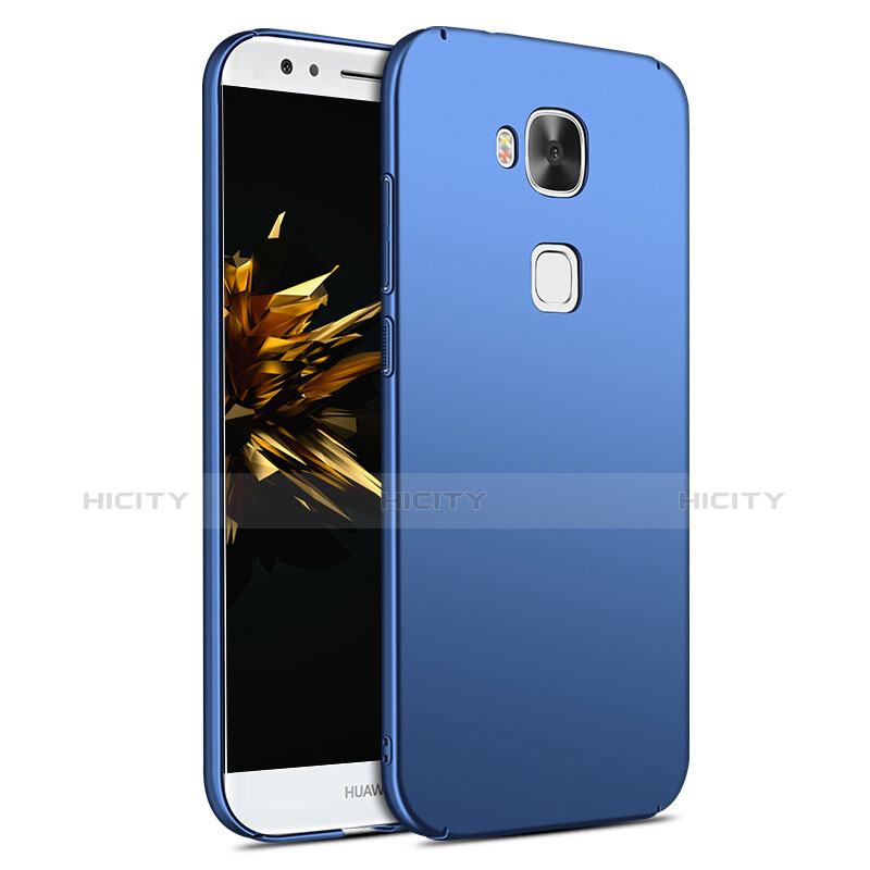 Carcasa Dura Plastico Rigida Mate M02 para Huawei G8 Azul