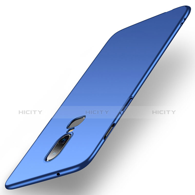 Carcasa Dura Plastico Rigida Mate M02 para OnePlus 6 Azul