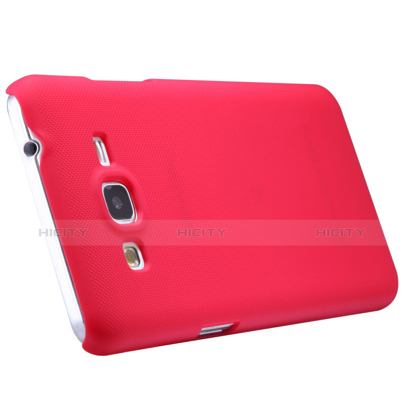 Carcasa Dura Plastico Rigida Mate M02 para Samsung Galaxy Grand Prime 4G G531F Duos TV Rojo