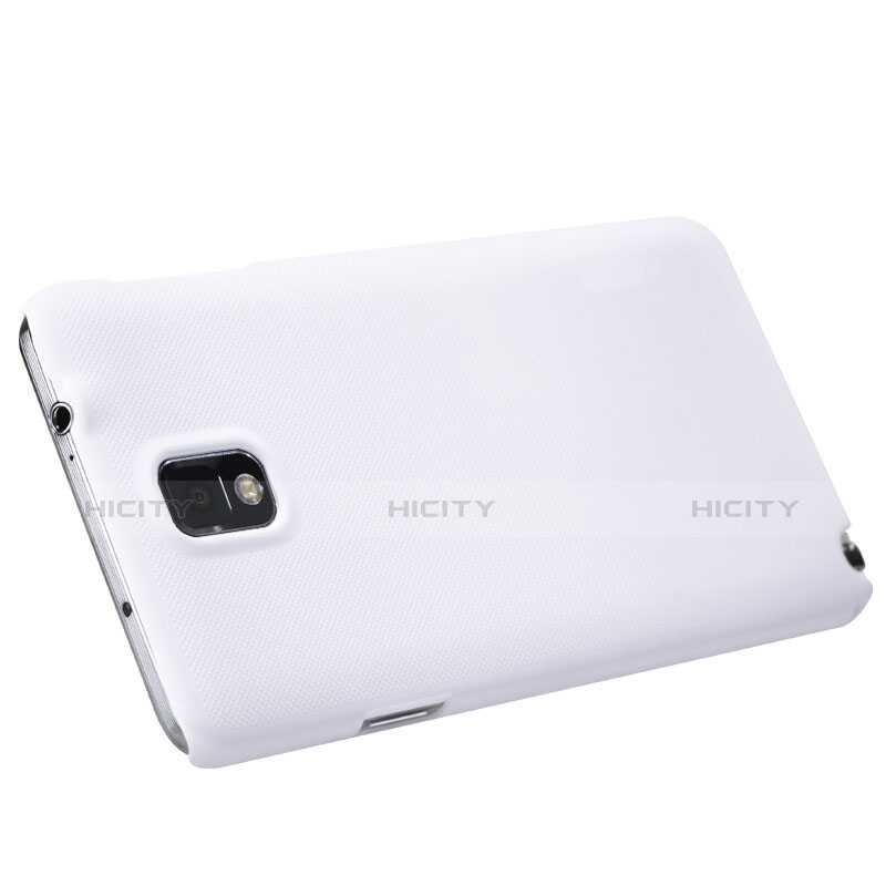 Carcasa Dura Plastico Rigida Mate M02 para Samsung Galaxy Note 3 N9000 Blanco