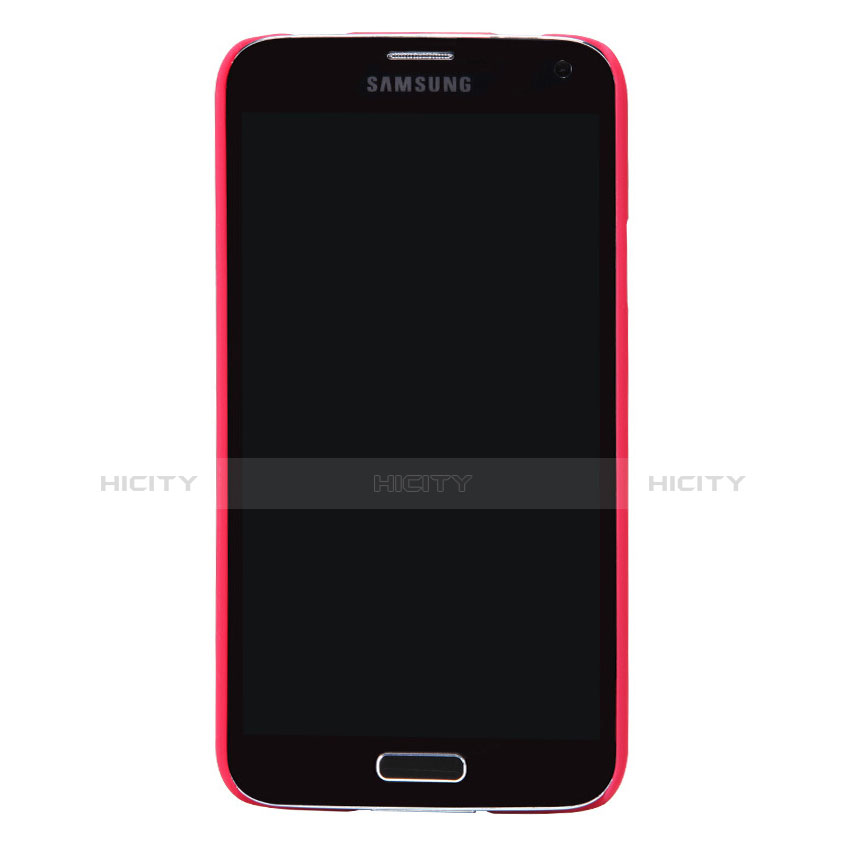 Carcasa Dura Plastico Rigida Mate M02 para Samsung Galaxy S5 Duos Plus Rojo