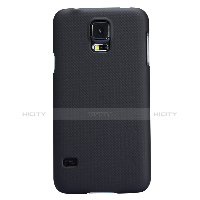 Carcasa Dura Plastico Rigida Mate M02 para Samsung Galaxy S5 G900F G903F Negro